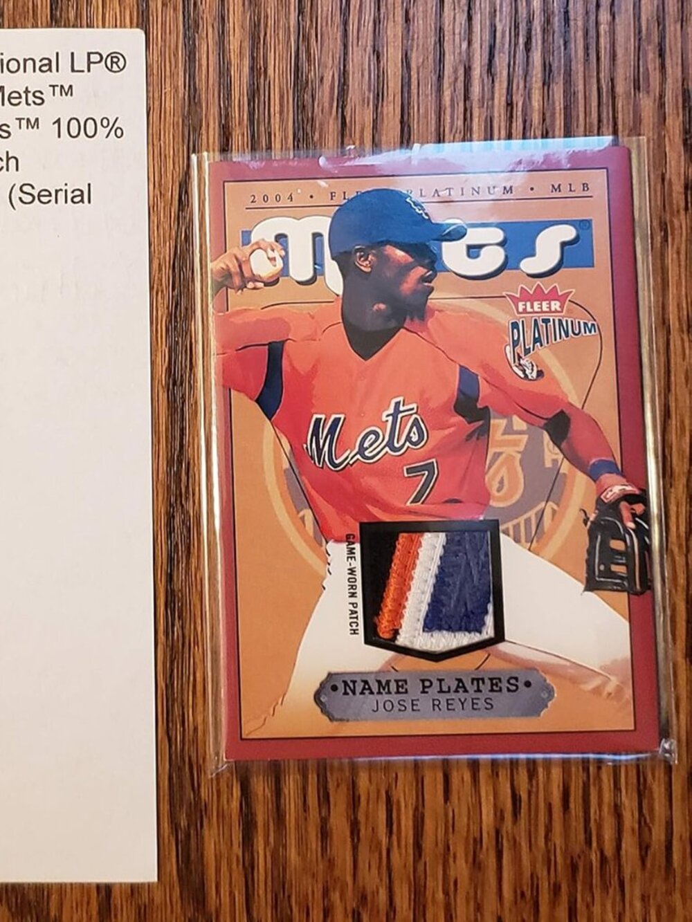 2004 Fleer/Skybox International LP® JOSE REYES, New York Mets™ Fleer Platinum